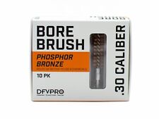 10 Pack- .30 Cal Phosphor Bronze Bore Brushes for Gun Cleaning and Maintenance