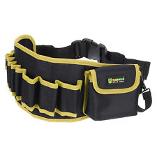 Tool Pouch Belt, Construction Pocket Tool Belt Pouch Work Organizer, Yellow