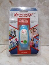 New Health Alert Emergency 30 Second Voice Recorder Silicone Band in Blue - Russell - US