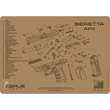 For Beretta APX Armorers Cleaning Bench Mat Cerus Gear PREMIUM Made In USA FDE