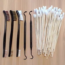 Hand Gun Rifle Shotgun 3pc Brush 2 Picks + 100 6 Cleaning Swabs "