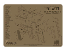 For Kimber 1911 Armorers Cleaning Mat Cerus Gear PREMIUM Made in USA FDE