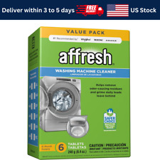 Affresh Washing Machine Cleaner, 6 Month Supply, Cleans Front Load and Top Load