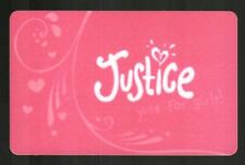 JUSTICE Just for Girls ( 2006 ) Gift Card ( $0 )