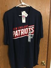 New England Patriots T-Shirt 2XL Navy Blue NFL Team Apparel Brand New