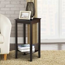 Tall End Table Sofa Side Table Multi-purpose Small Space Table for Living Room - US