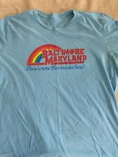 Baltimore Maryland There's more than murder here!" T-Shirt Blue XL"