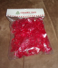 Nicoles Ceramic Tree Accessories 100 pcs Red Bows New in Package