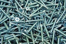 (300) Phillips Flat Head 1/4 x 2 Self-Drilling Screws Tek Zinc #3 Point - Honesdale - US"