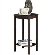 Easyfashion Dark Coffee Finish Small Rectangular Wood End Table, New sale - San Diego - US