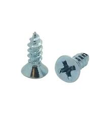 500 Qty #6 x 1/2 Flat Head Zinc Coated Phillips Head Wood Screws (BCP31) - Chattanooga - US"