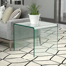 Costway Tempered Glass End Table Transparent Sofa Side Accent Table Living Room - Mumbai - India