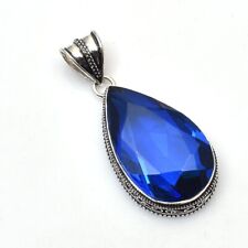 Beautiful Tanzanite Gemstone Ethnic Handmade Pendant Jewelry Party Wear NP 166