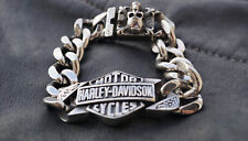Harley Davidson Skull Biker Armband Bracelet Jewelry Edelstahl Schmuck NEU 22cm
