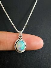 Rainbow Opal Tiny Pendant 925 Sterling Silver Gift Pendant Handmade Jewelry