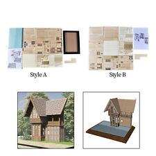 1/35 DIY Assembly Building Model Kits for Diorama Layout Decor