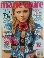 Marie Claire February 2016 Chloe Grace Moretz 25 Beauty Products FREE SHIPPING