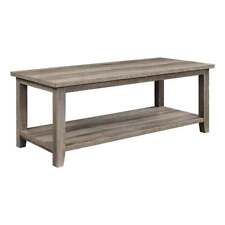 48 Minimalist Wood Coffee Table - Gray Wash - Mumbai - India"