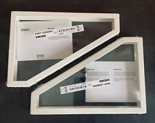 IKEA EKBY Lerberg White Metal SHELF BRACKETS PAIR 11NEW SEALED NOS discontinued - Princeton - US"