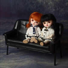 [Dollmore] BJD Furniture 1/6 Scale USD Size Double Modern Chair (Black)