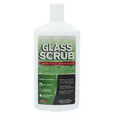 Advanced Glass Scrub Water Spot and Stain Remover, Cleanser for Glass, Porcelain