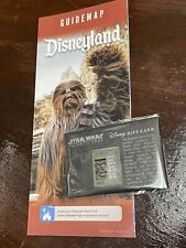1 Disney Gift Card Star Wars Galaxy Edge Batuuan Spira Metal $0 VALUE map rare