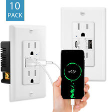 4.2 Amp Type C USB Wall Outlet TR Smart Chip High Speed Charging for iPhone × 10 - South El Monte - US