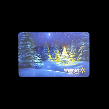 Walmart Snowy Winter Trees NEW COLLECTIBLE GIFT CARD NO VALUE #8745