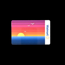 Walmart Sunset NEW 2010 COLLECTIBLE GIFT CARD $0 #6207