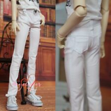 1/6 1/4 Puyoo 1/3 IP Uncle HID BJD Doll Clothes Casual Pants Slim White / Black