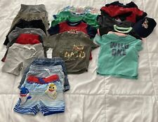 Toddler Boys 2T Summer Lot 21 Items Shirts, Shorts, Swim Trunks, Hat