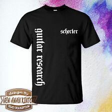 Clothing Tee Unisex Schecter Guitar Logo Black Color