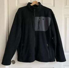 Teflon Brand Apparel Man’s Black Full Sip Outdoor Work Jacket Coat Size XL