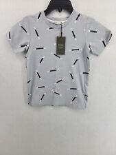 Miles Brand Kids Apparel Boys Shirt Size 7 Gray Cotton