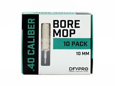 10 Pack of .40 Caliber/10MM Bore Mops for Gun Cleaning and Maintenance