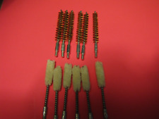 30 CAL Cleaning (6) Bore Brushes and (6) Swabs 12 total WITH 8-32 THREADS