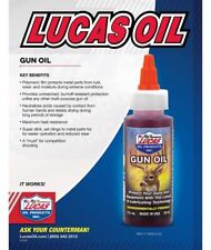 Lucas Gun Oil 10006 Odorless 2 oz Bottle Long Lasting for High Round Counts