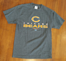 Chicago Bears NFL Team Apparel Gray Large L Short Sleeve T Shirt Mens