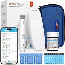 Health Care Wireless Smart Blood Glucose Monitor Kit Free App Glucometer Lancet - Schenectady - US