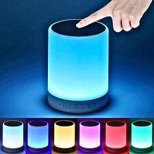 SAHAPECT Touch Bluetooth Speaker Bedside RGB Automatic Cool Smart Portable Lamp - Modasa S.O - IN