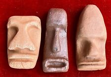 Vintage 60s 70s TIKI pendant Lot of 3 Taiwan ROC Dead Stock Jewelry Not Mug MCM