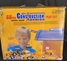 Construction Play Set Workshop Series New Ray 60 pcs 1998 99%Complete With Box