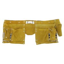 Leather Tool Belt Tool Heavy Duty Construction Tool Belt Multiple Pockets Qui...