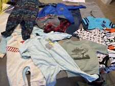 Boys 6-9 Months sleepers jacket pants bodysuit Lot of 11 items