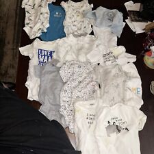 Carter, Boy Clothes and socks 14 Items total 3m Lot Some Have Stains