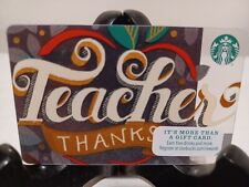 STARBUCKS CARD 2014 TEACHER~THANKS" 🍎TEACHER APPRECIATION CARD 🍎 GREAT PRICE"