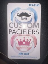 $30 Custom Pacifiers Gift Card For Sale For $20