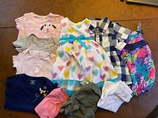 Lot of 11. Baby Girls Summer Clothes Carters Others Dress Tops Shorts 18 mos