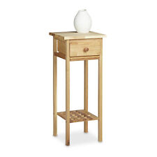 Walnut Phone Table Side Table with Drawer Console Table Flower Table