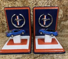 Ford Mustang Decorative Automotive Set of Custom Bookends - MUST SEE!